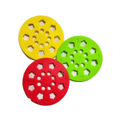 Heat Resistant Floral Silicone & Plastic Trivet Mat Set (Hot Pot & Pan Table Protector)