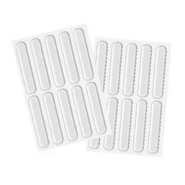 Anti-Collision Transparent Silicone Door Bumper Strips (20 pcs)